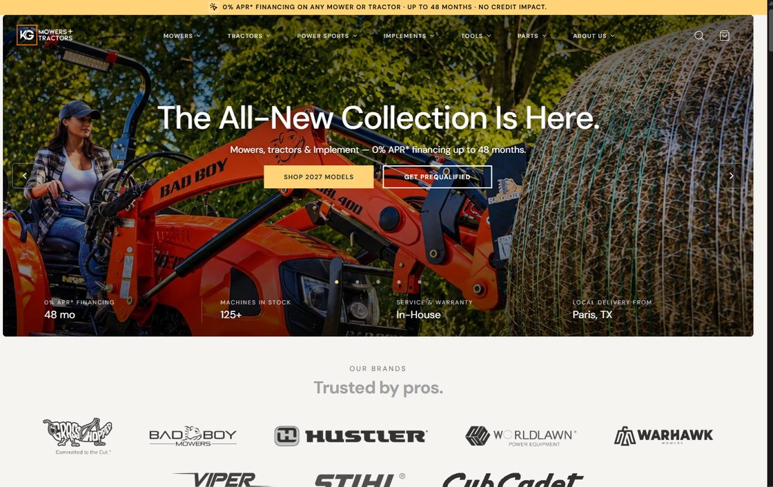 K and G Mowers – kgmowers.com