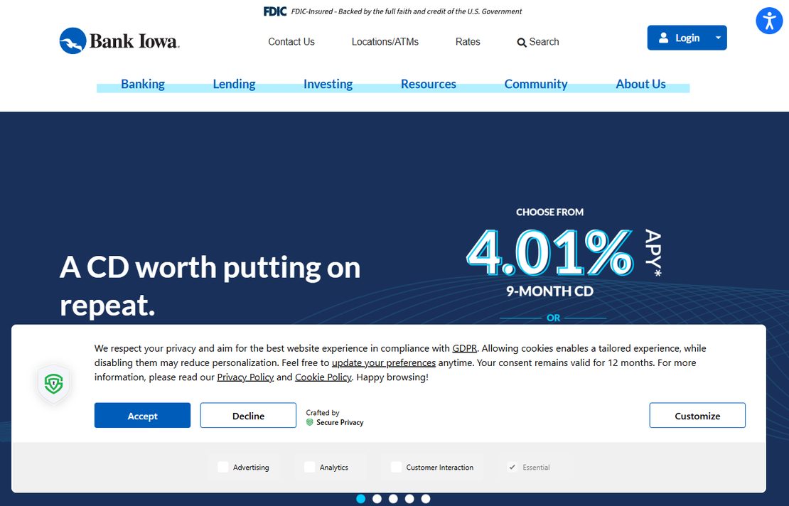 Bank Iowa – bankiowa.bank