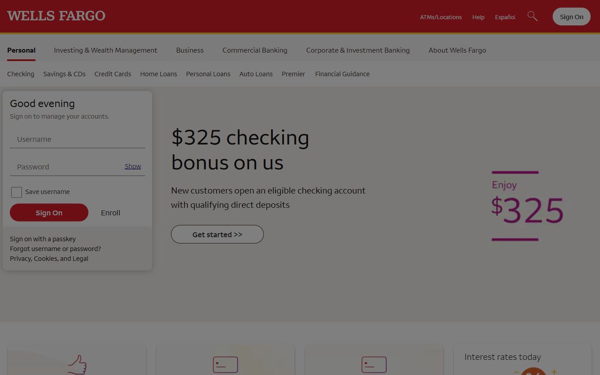 Wells Fargo – wellsfargo.com