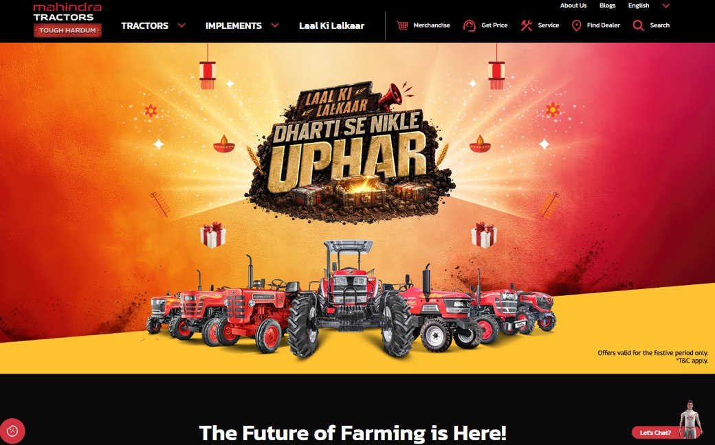Mahindra – mahindratractor.com